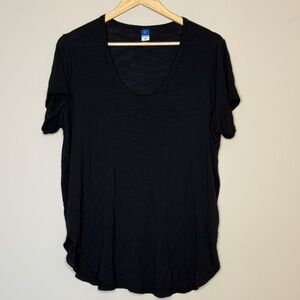 Old Navy Black Short Sleeve Tee L Tall